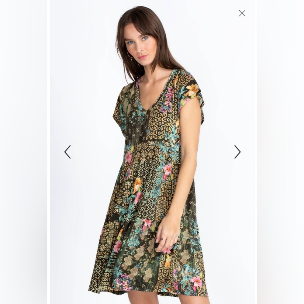 Adorbs Johnny Was Weller Tiered Hem dress. New with tags.
